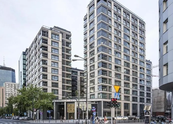 Golden - Luxury 2-bedroom, Mennica Residence&144 Appartement